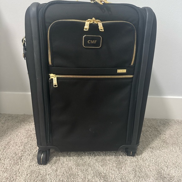 Tumi Black and Gold Travel Bag - Picture 1 of 5